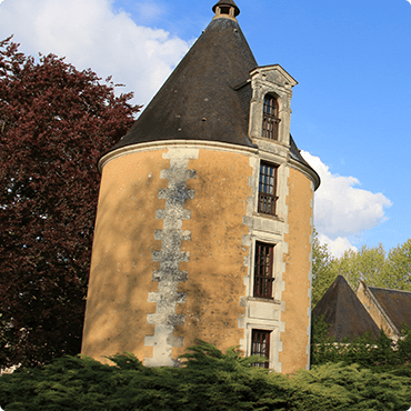 The Round Tower of the Château de la Ménaudière