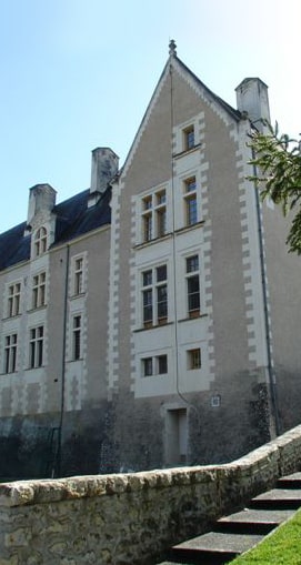 Rear view of the Château de la Ménaudière
