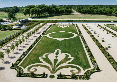 The gardens of Chambord